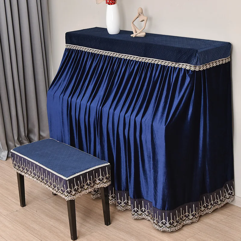 Thickened four-sided elastic velvet European piano cover, full cover, dust-proof piano cover, dust cover.
Thickened four-sided elastic velvet European piano cover, full cover, dust-proof piano cover, dust cover.
