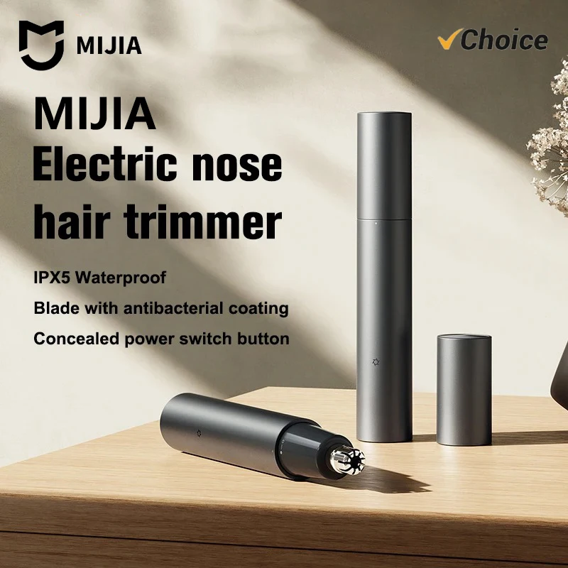 New Mijia Electric Nose Hair Trimmer Nose Hair Portable Rechargeable Nose Hair Trimmer Mini Trimmer Nostril Cleaner CN
New Mijia Electric Nose Hair Trimmer Nose Hair Portable Rechargeable Nose Hair Trimmer Mini Trimmer Nostril Cleaner CN