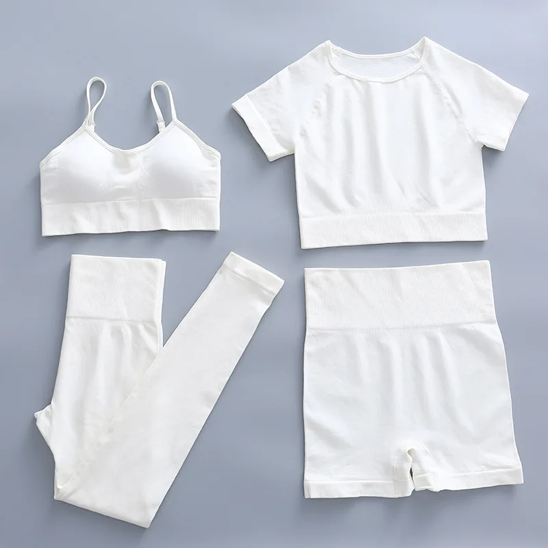 Women Yoga Set Sports Shorts High Waist Gym Leggings T-Shirts Running Sportswear Workout Clothes GYM Suits Seamless Fitness Set
Women Yoga Set Sports Shorts High Waist Gym Leggings T-Shirts Running Sportswear Workout Clothes GYM Suits Seamless Fitness Set