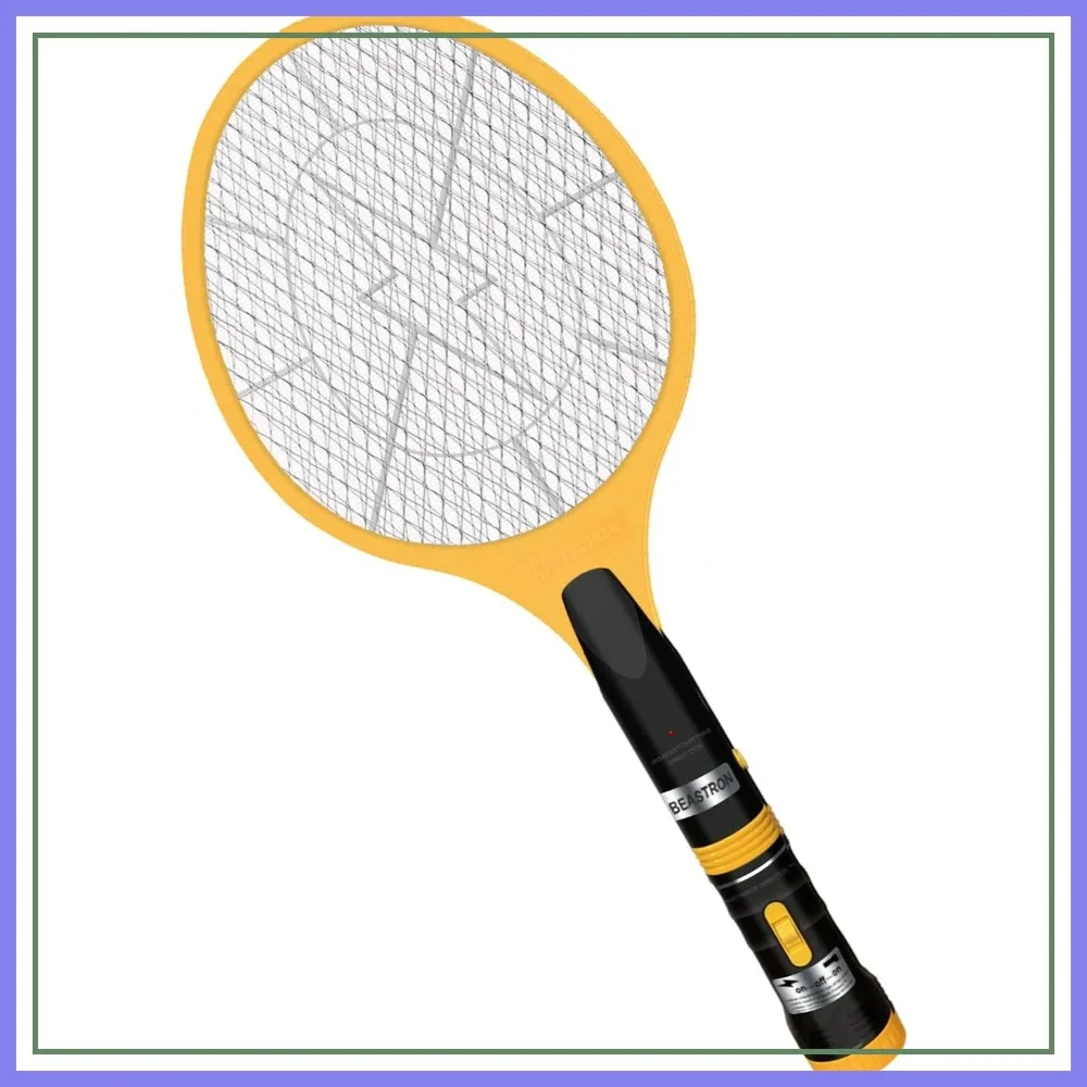 Bug Zapper Electric Fly 3000V USB Rechargeable Mosquito Racket with LED Light 2 Layer Mesh Large
Bug Zapper Electric Fly 3000V USB Rechargeable Mosquito Racket with LED Light 2 Layer Mesh Large