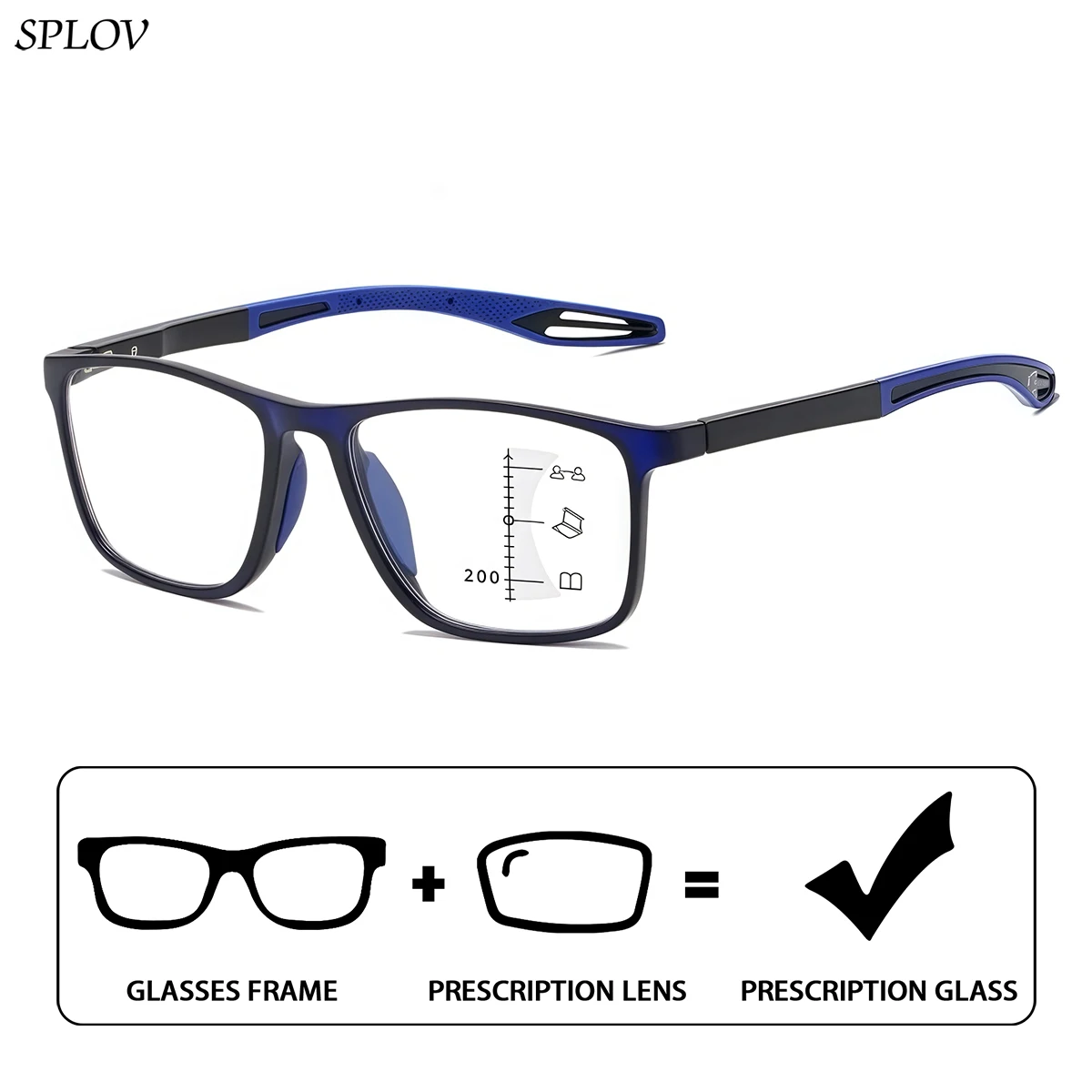 SPLOV Men's and Women's TR90 Frame Optical Color Change Myopia Prescription Glasses Professional Customized Myopia Glasses
SPLOV Men's and Women's TR90 Frame Optical Color Change Myopia Prescription Glasses Professional Customized Myopia Glasses