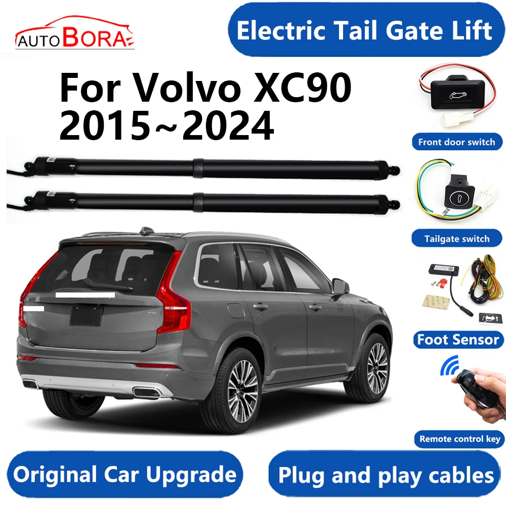 AutoBora Car Electric Tail Gate Lift System Power Liftgate Kit Auto Automatic Tailgate Opener for Volvo XC90 2015~2024
AutoBora Car Electric Tail Gate Lift System Power Liftgate Kit Auto Automatic Tailgate Opener for Volvo XC90 2015~2024