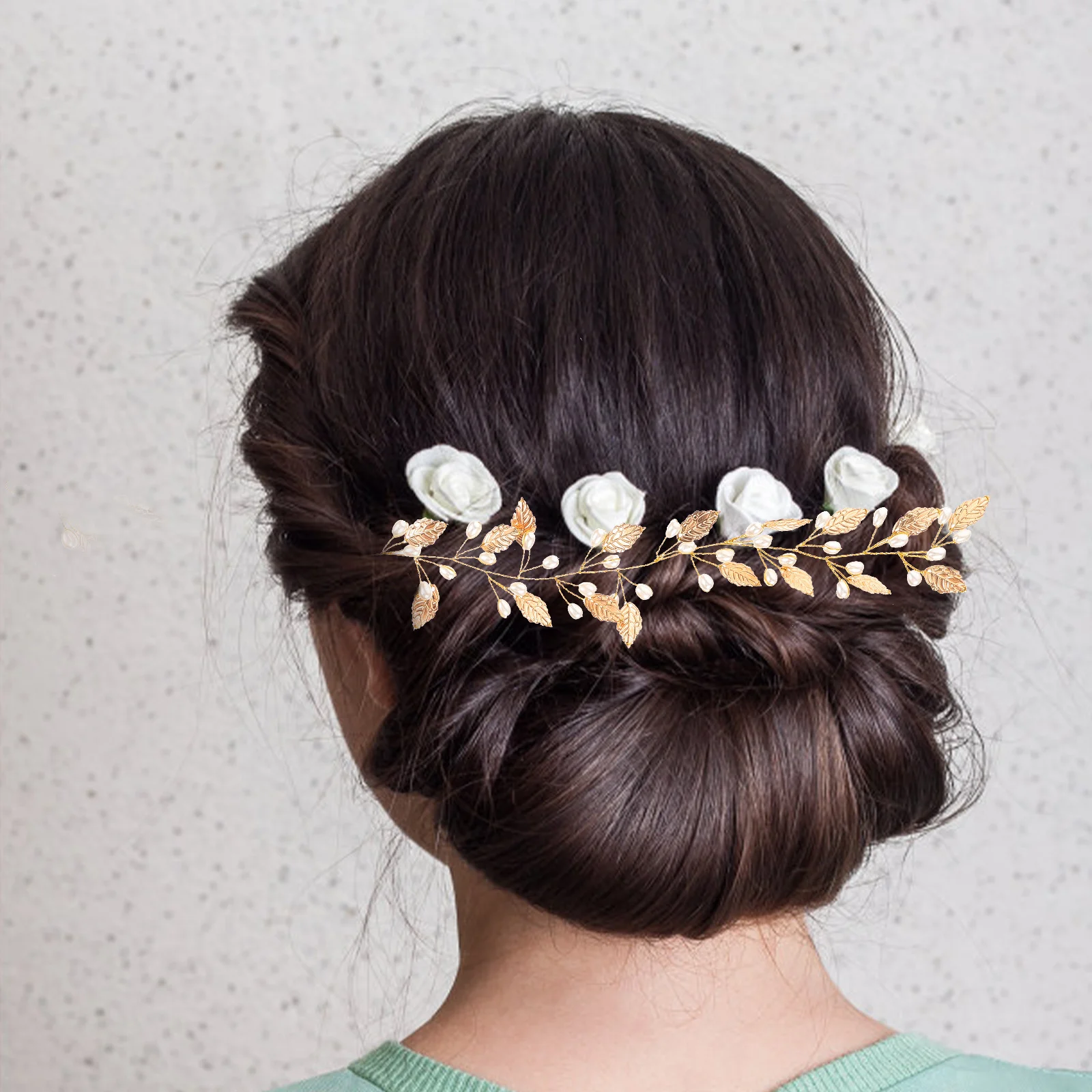 Iron Wire Pearl Hair Accessories Bride Bridal Vine Imitation Pearls Vines for Weddings
Iron Wire Pearl Hair Accessories Bride Bridal Vine Imitation Pearls Vines for Weddings