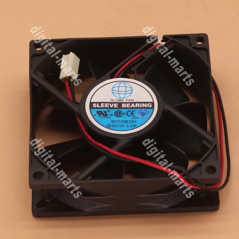 Z One New For Globe Fan S01138812H DC12V 0.23A 2-wire Chassis Cooling Fan#QW
Z One New For Globe Fan S01138812H DC12V 0.23A 2-wire Chassis Cooling Fan#QW