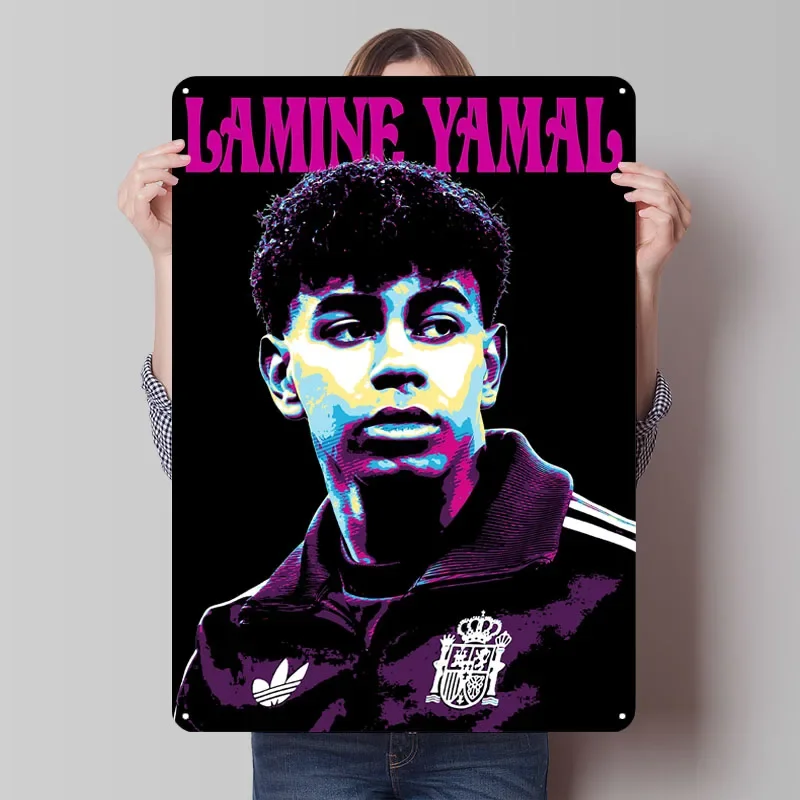 Lamina Yamal жесть, вывески, спортивный плакат, украшение на стену, металлическая вывеска на заказ для настенного художественного украшения, ретро предметы домашнего декора
Lamina Yamal жесть, вывески, спортивный плакат, украшение на стену, металлическая вывеска на заказ для настенного художественного украшения, ретро предметы домашнего декора
