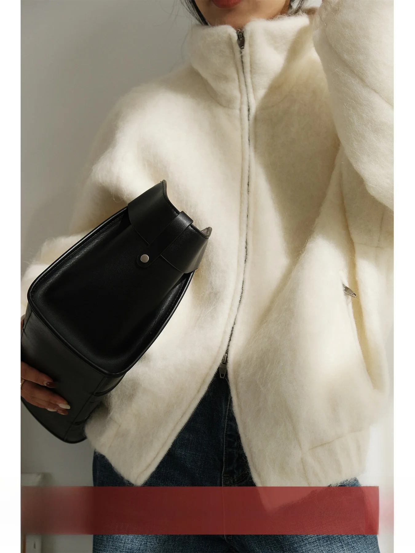 Warm Alpaca Wool Jaet Coat Women's Long Sve Zipper Closure Straight Cut Stand Collar Windproof Furry Outerwear Coat
Warm Alpaca Wool Jaet Coat Women's Long Sve Zipper Closure Straight Cut Stand Collar Windproof Furry Outerwear Coat