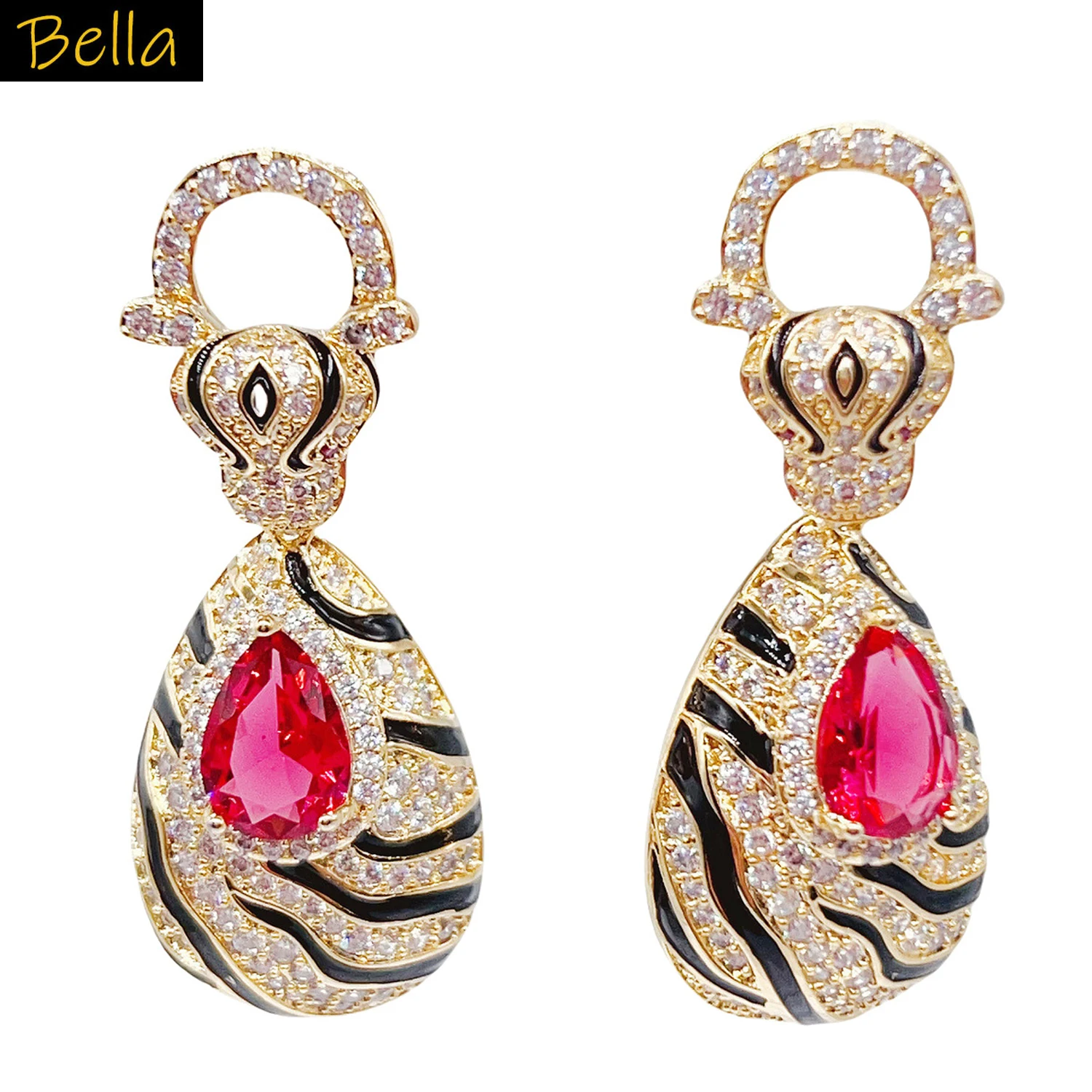 vintage luxury earrings zirconia silver gold color water drop red dangling earrings for women elegant jewelry wedding party
vintage luxury earrings zirconia silver gold color water drop red dangling earrings for women elegant jewelry wedding party