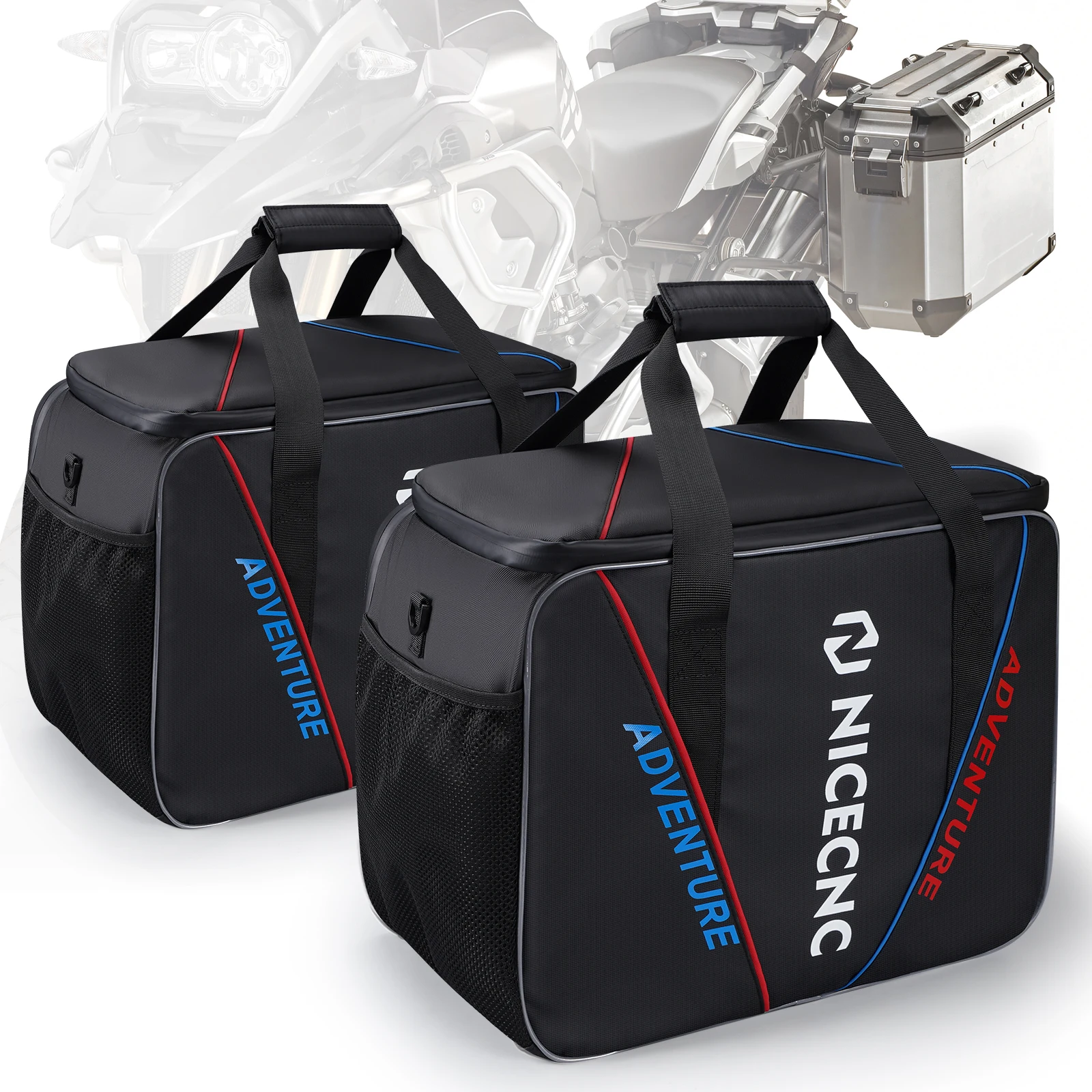 2 PCS Motorcycle Inner Saddlebag Large Capacity Dual Sport Liner Side Bag Boxes for BMW R1200GS R1250GS LC ADV 2004-2022 F850GS
2 PCS Motorcycle Inner Saddlebag Large Capacity Dual Sport Liner Side Bag Boxes for BMW R1200GS R1250GS LC ADV 2004-2022 F850GS