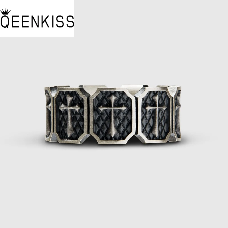 QEENKISS 925 Sterling Silver Vintage Cross Rings for Women Men Birthday Wedding Party Christmas Girl Father Boy Gifts RG7034
QEENKISS 925 Sterling Silver Vintage Cross Rings for Women Men Birthday Wedding Party Christmas Girl Father Boy Gifts RG7034