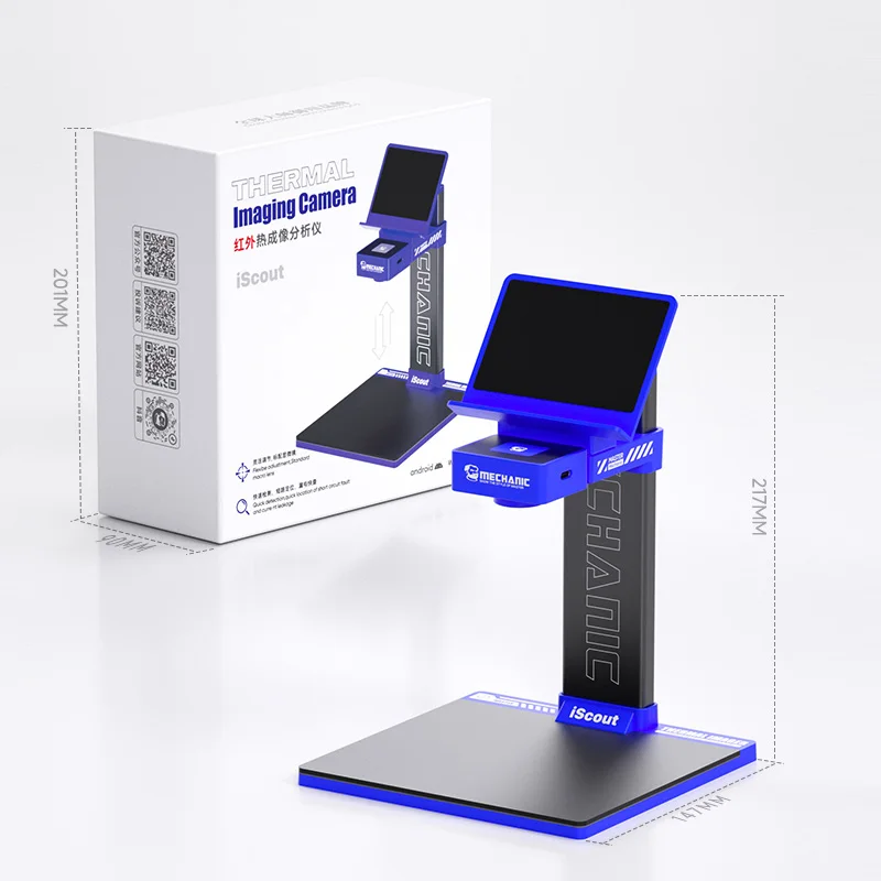 Mechanic iScout Motherboard Fault Detector Quick Investigation of Thermal Imaging Camera Leakage and Rapid Positioning of Faults
Mechanic iScout Motherboard Fault Detector Quick Investigation of Thermal Imaging Camera Leakage and Rapid Positioning of Faults