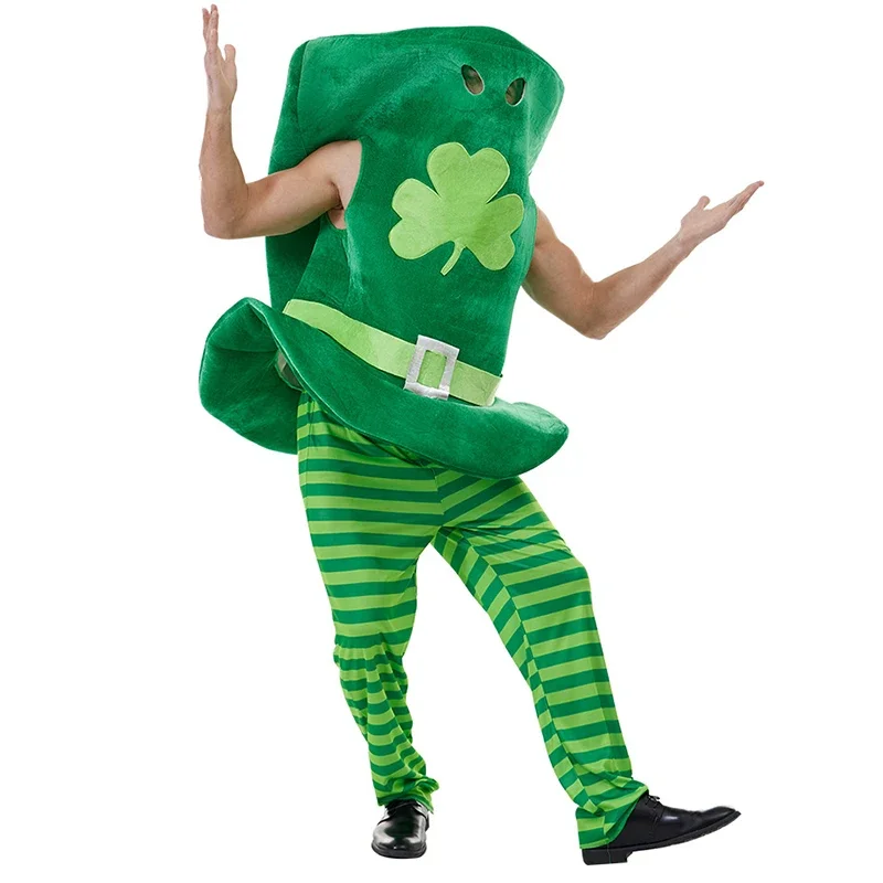 2025 New Arrival Unisex Adult Leprechaun St. Patricks Day Irish Dress Up Green Four Leaf Clover Mascot Costume
2025 New Arrival Unisex Adult Leprechaun St. Patricks Day Irish Dress Up Green Four Leaf Clover Mascot Costume