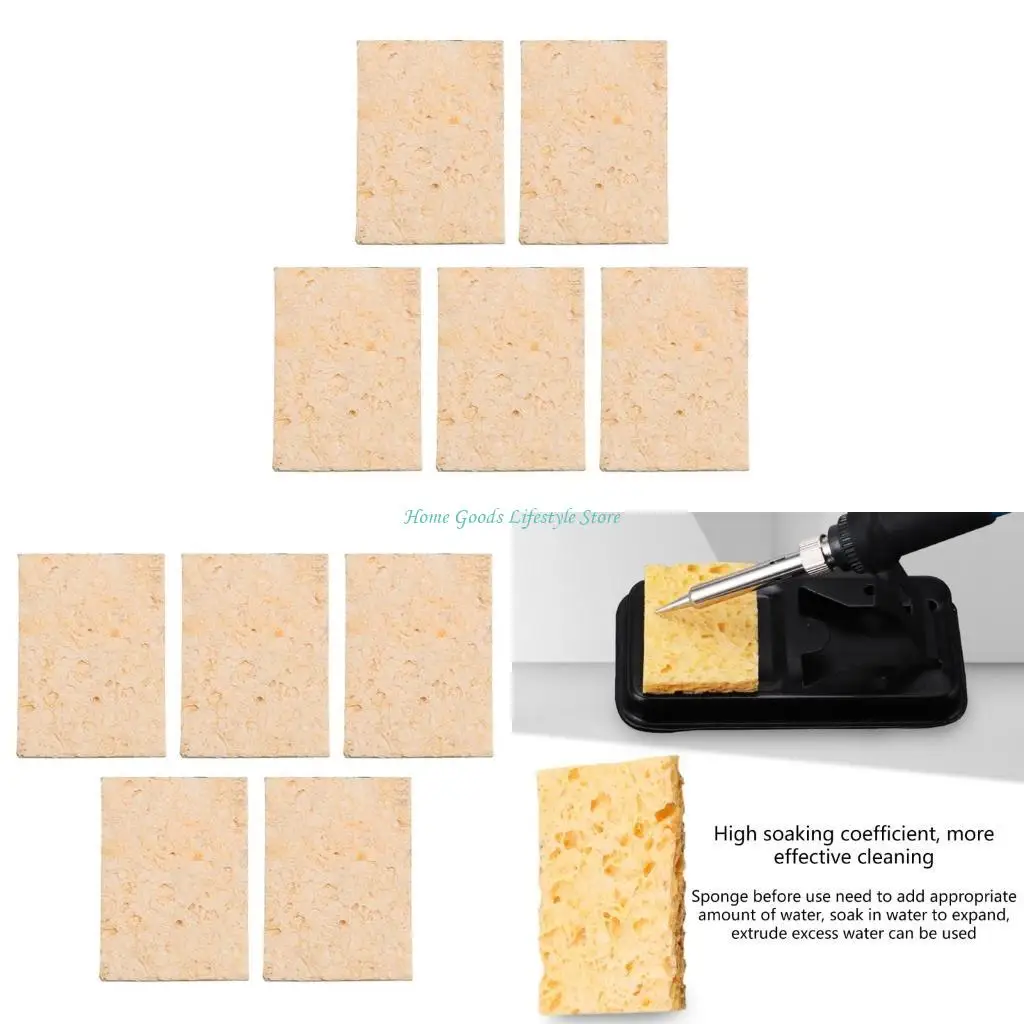 E74E 5Pcs Soldering Sponge Replacement Soldering Iron Special High Temperature Sponge Soldering Iron Cleaning Pad Sponge
E74E 5Pcs Soldering Sponge Replacement Soldering Iron Special High Temperature Sponge Soldering Iron Cleaning Pad Sponge