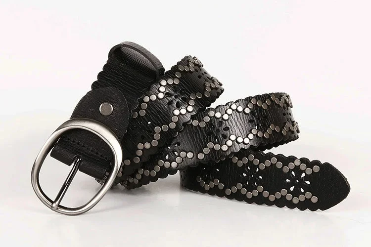 Shipping,2024 Free women new natural cow leather buckle belt.100% genuine belts.quality punk style Rivet belt
Shipping,2024 Free women new natural cow leather buckle belt.100% genuine belts.quality punk style Rivet belt
