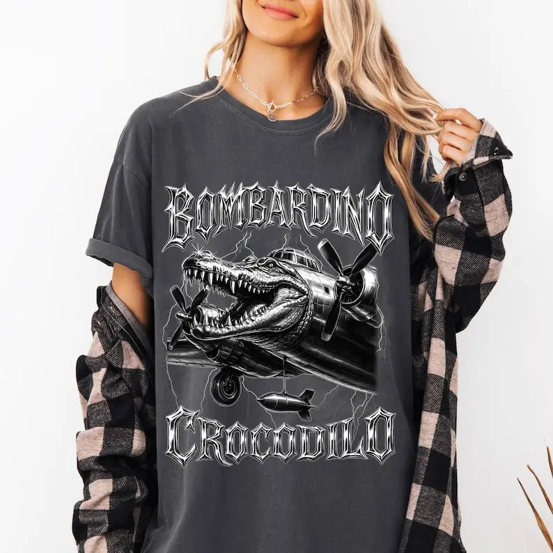 Футболка Bombardino Crocodilo Italian Brainrot Meme с короткими рукавами, футболки
Футболка Bombardino Crocodilo Italian Brainrot Meme с короткими рукавами, футболки