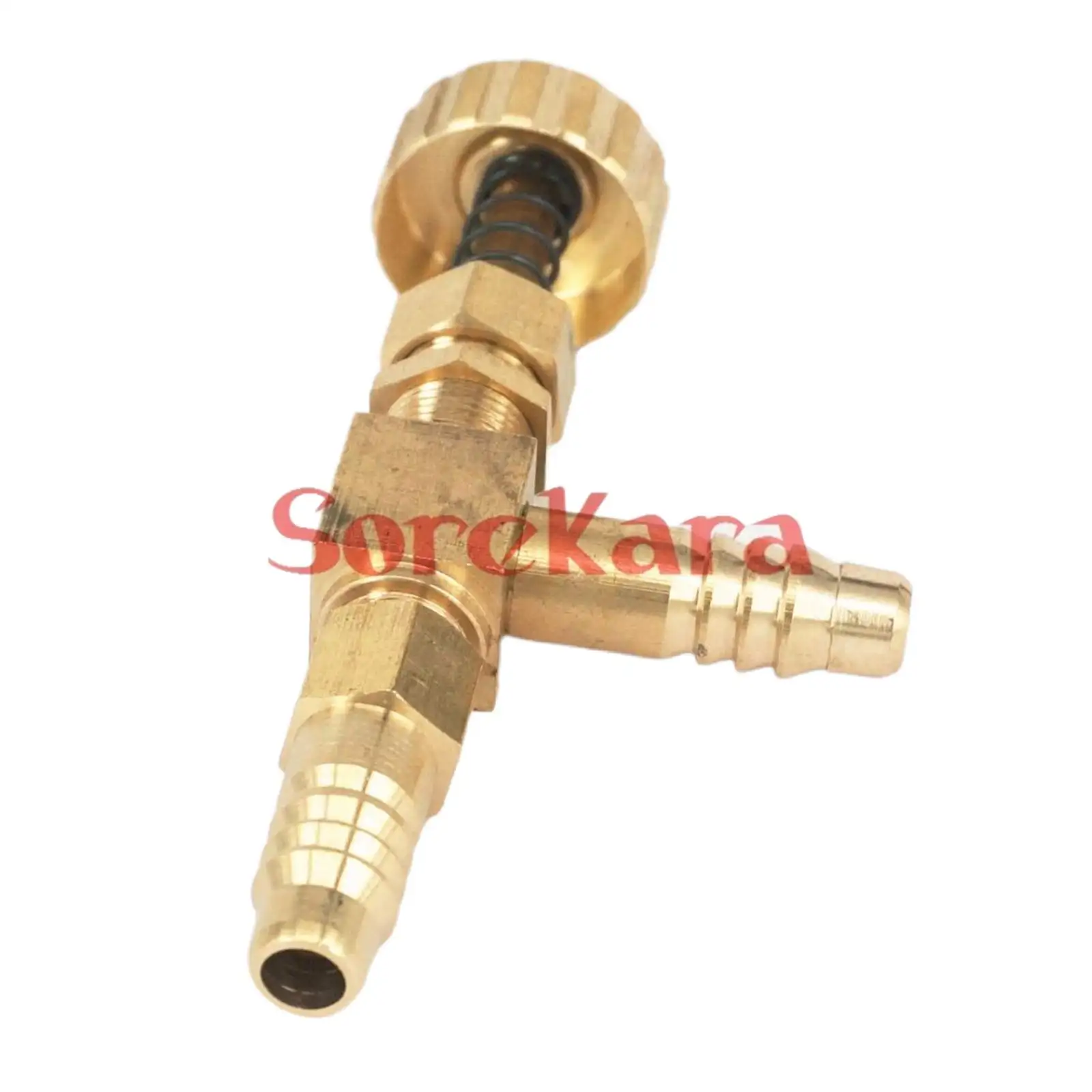 10 мм шланг с зазубринами, колено, регулирующий клапан с пружиной для газа
10 мм шланг с зазубринами, колено, регулирующий клапан с пружиной для газа