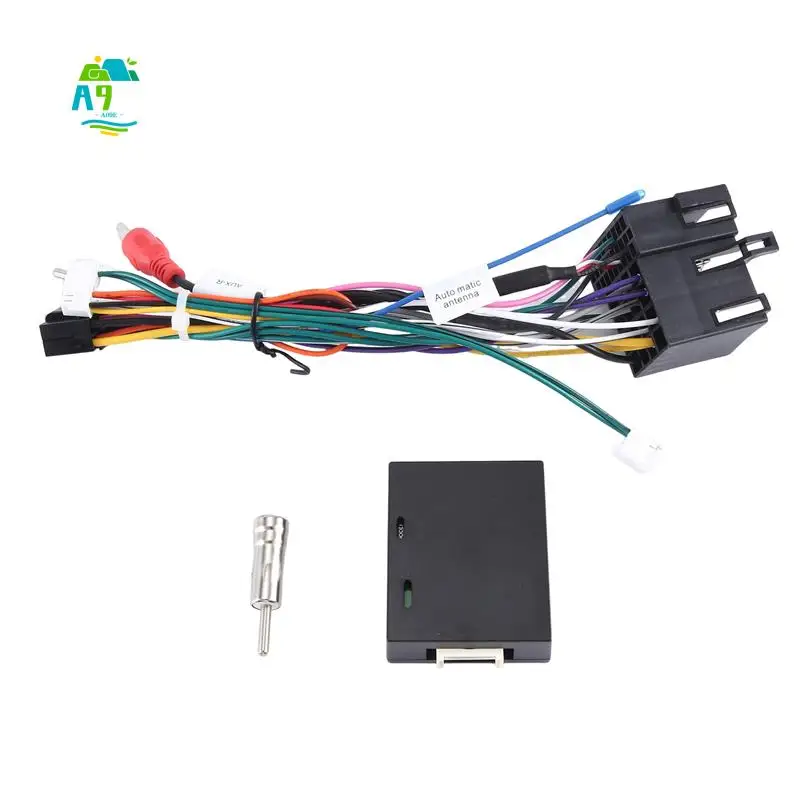 A09E-Car Android Radio Canbus Cable Power Wiring Harness Socket Adapter With CAN Bus Decoder For Alfa Romeo 147 159 Easy Install
A09E-Car Android Radio Canbus Cable Power Wiring Harness Socket Adapter With CAN Bus Decoder For Alfa Romeo 147 159 Easy Install