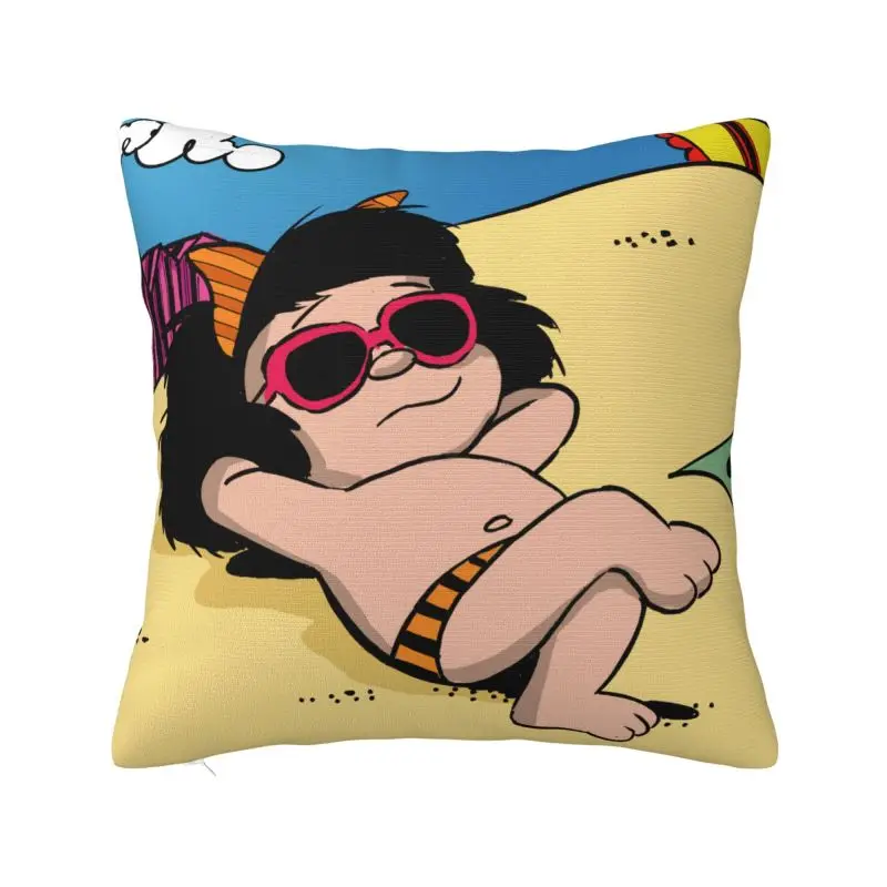 Mafalda Summer Time Cushion Cover Soft Cartoon Manga Quino Comic Throw Pillow for Sofa Square Pillowcase Bedroom Decoration
Mafalda Summer Time Cushion Cover Soft Cartoon Manga Quino Comic Throw Pillow for Sofa Square Pillowcase Bedroom Decoration