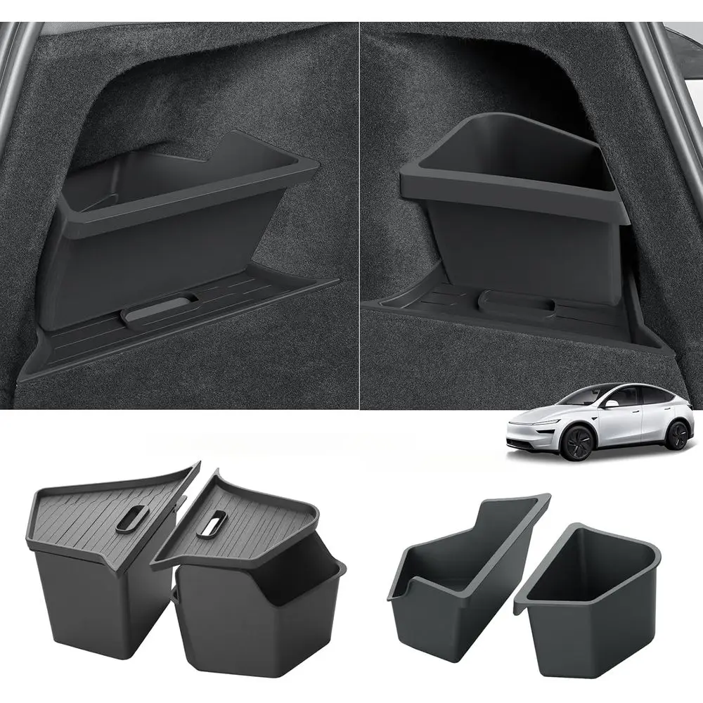 Rear Trunk Storage Solutions for 2025-2026 Models, Black TPE Side Storage Boxes
Rear Trunk Storage Solutions for 2025-2026 Models, Black TPE Side Storage Boxes