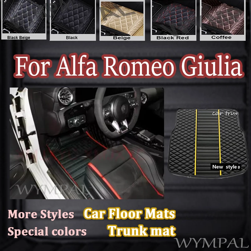Luxury Styling Carpets For Alfa Romeo Giulia 2021 2020 2019 2018 2017 Car Floor Mats Custom Auto Interior Accessories Foot Pads
Luxury Styling Carpets For Alfa Romeo Giulia 2021 2020 2019 2018 2017 Car Floor Mats Custom Auto Interior Accessories Foot Pads