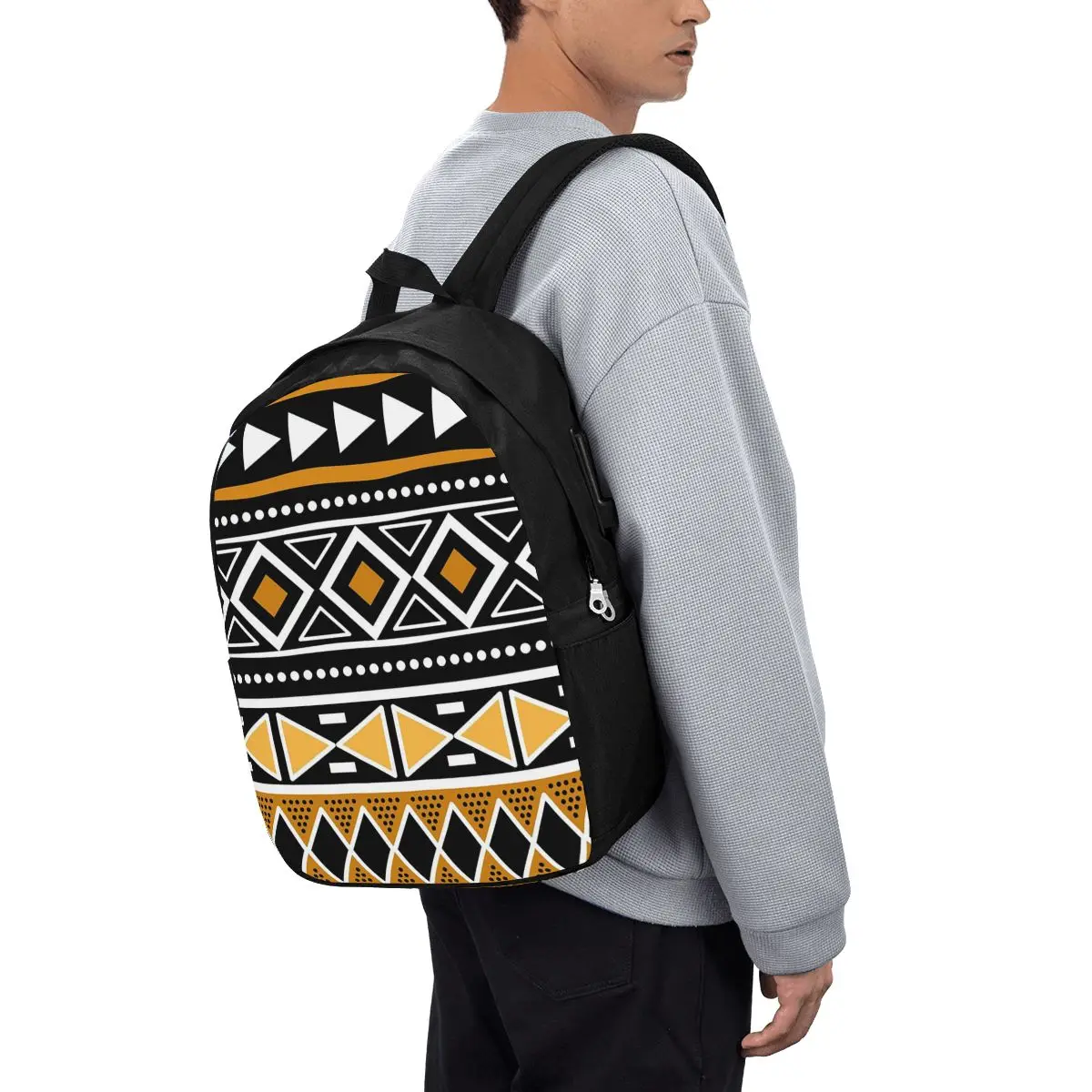 African Bogolan Africa Ethnic Tribal Art Backpack Travel Notebook Bag Computer College Student School Bag Laptop Shoulder Bags
African Bogolan Africa Ethnic Tribal Art Backpack Travel Notebook Bag Computer College Student School Bag Laptop Shoulder Bags