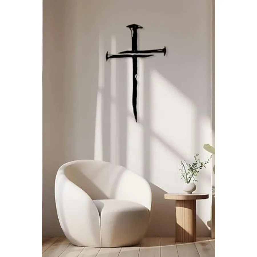 Wall Cross Jesus Crosses Wall Decor Religious Metal Wall Art Minimalist Decorations for Church Home Office Baptism Decor Gift f
Wall Cross Jesus Crosses Wall Decor Religious Metal Wall Art Minimalist Decorations for Church Home Office Baptism Decor Gift f