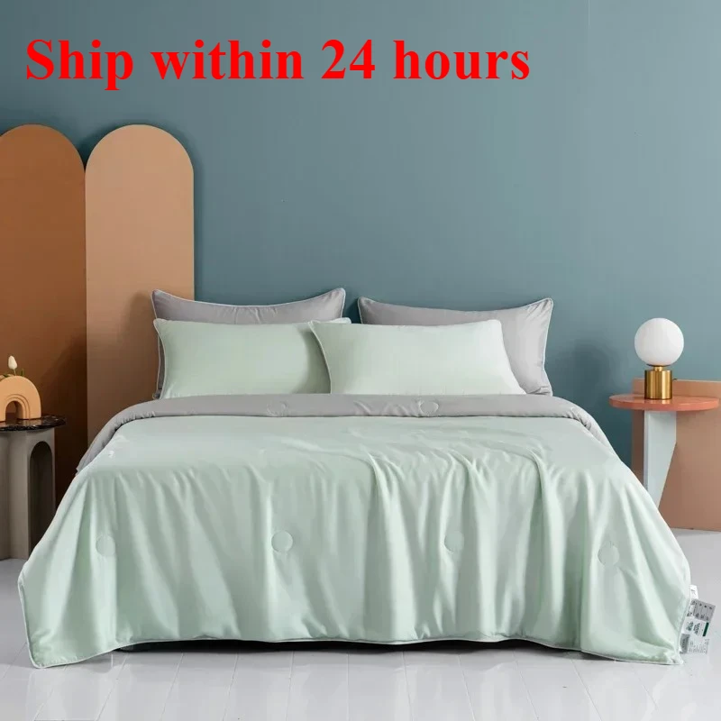 High Quality Cooling quilt for Bed Soft Silky Air Condition Duvet Lightweight Cool Feel Summer Quilt Double Side Cold Fabric
High Quality Cooling quilt for Bed Soft Silky Air Condition Duvet Lightweight Cool Feel Summer Quilt Double Side Cold Fabric