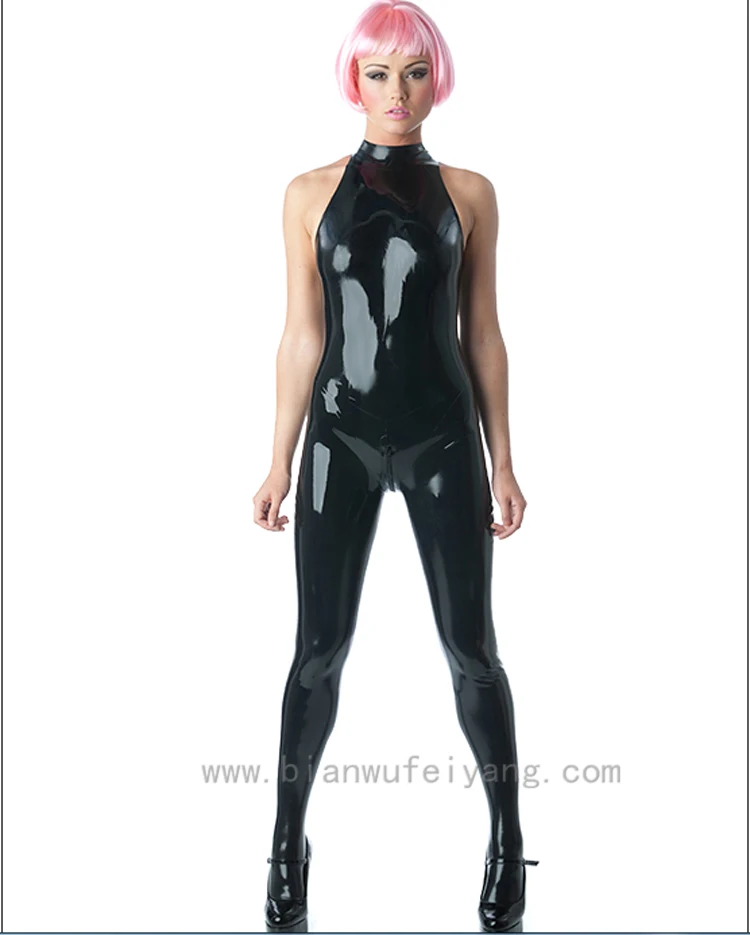 Pure natural latex suit for women's sleeveless backless hanging neck V-neck low necked one piece swimsuit with customize
Pure natural latex suit for women's sleeveless backless hanging neck V-neck low necked one piece swimsuit with customize