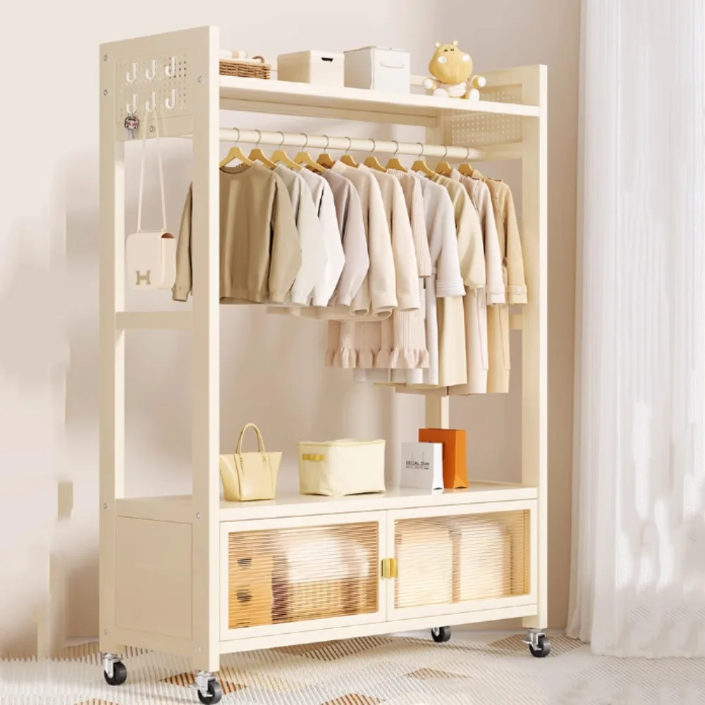 Aesthetic Wheels Clothes Rack Bedroom Entrance Metal Organizer Clothes Rack Standing Women Guarda Roupas Home Accessories
Aesthetic Wheels Clothes Rack Bedroom Entrance Metal Organizer Clothes Rack Standing Women Guarda Roupas Home Accessories