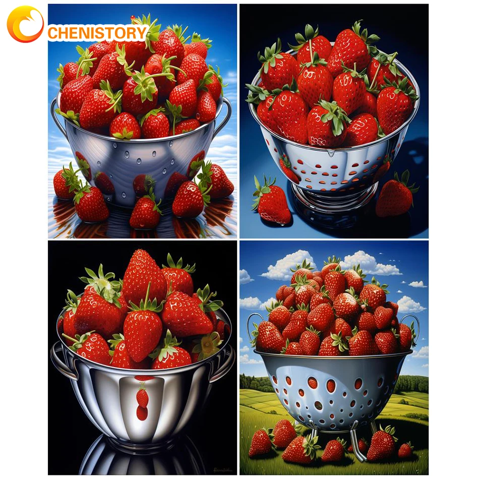 CHENISTORY Pictures By Numbers Fruit Strawberry Diy Painting By Numbers Kit On Canvas Home Decoration For Adults Crafts Gift
CHENISTORY Pictures By Numbers Fruit Strawberry Diy Painting By Numbers Kit On Canvas Home Decoration For Adults Crafts Gift