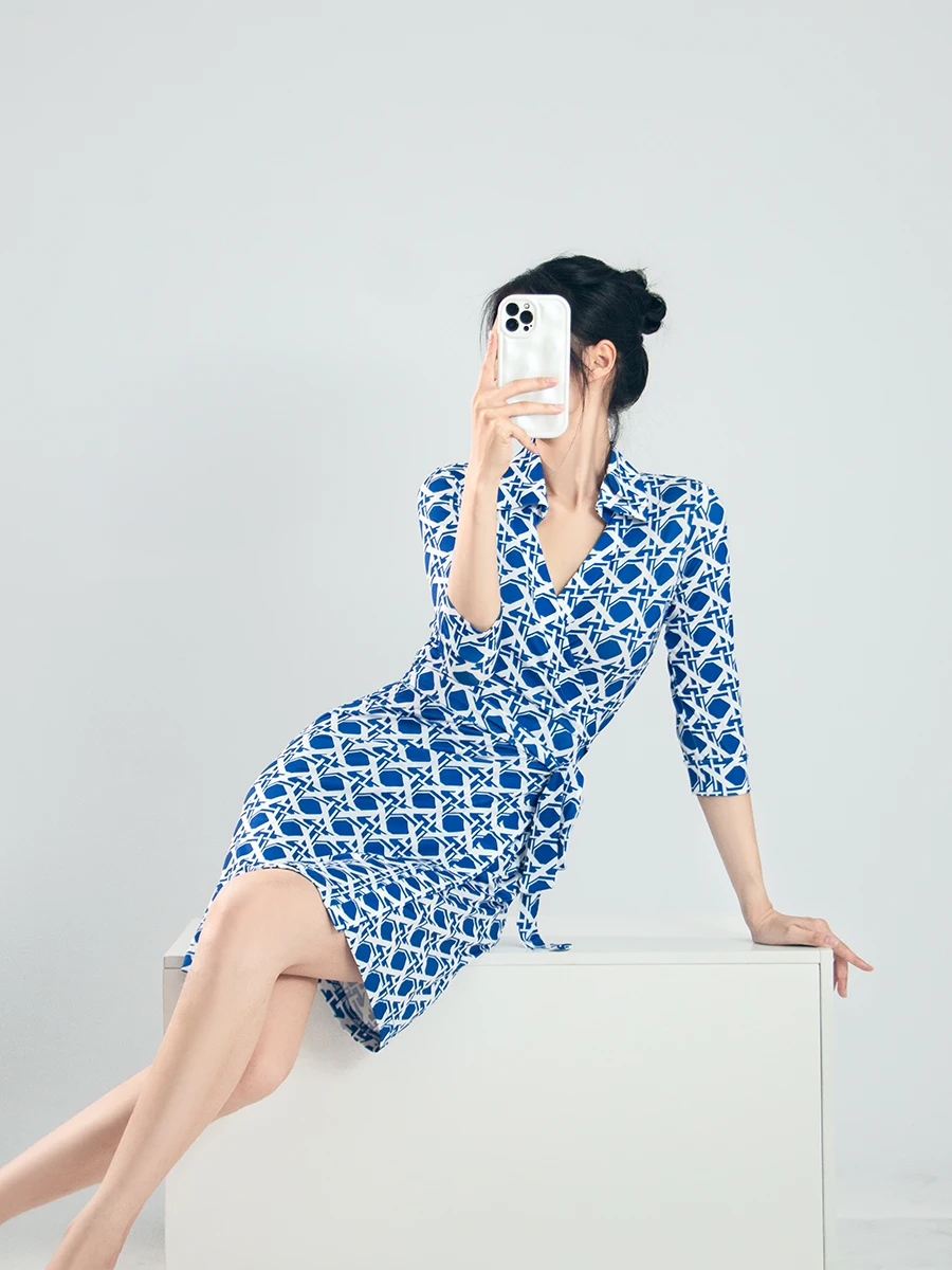 Summer Star Night Blue Vintage Woven Print Skirt Slimming Wrap Dr Elegance IFNAIN Women's Faion ort Skirt
Summer Star Night Blue Vintage Woven Print Skirt Slimming Wrap Dr Elegance IFNAIN Women's Faion ort Skirt