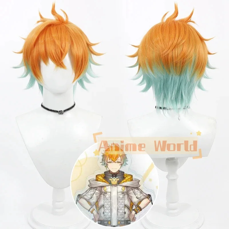 Vtuber Usami Rito Cosplay Wig Short Orange Blue Synthetic Hair Heat Resistant Halloween Carnival Role Play Party + Wig Cap
Vtuber Usami Rito Cosplay Wig Short Orange Blue Synthetic Hair Heat Resistant Halloween Carnival Role Play Party + Wig Cap