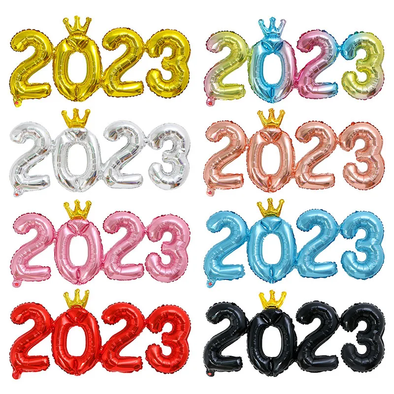 16 Inch Crown Conjoined Digital Aluminum Membrane Connect Balloon Set 2023 Happy New Year's Party Decoration Digital
16 Inch Crown Conjoined Digital Aluminum Membrane Connect Balloon Set 2023 Happy New Year's Party Decoration Digital