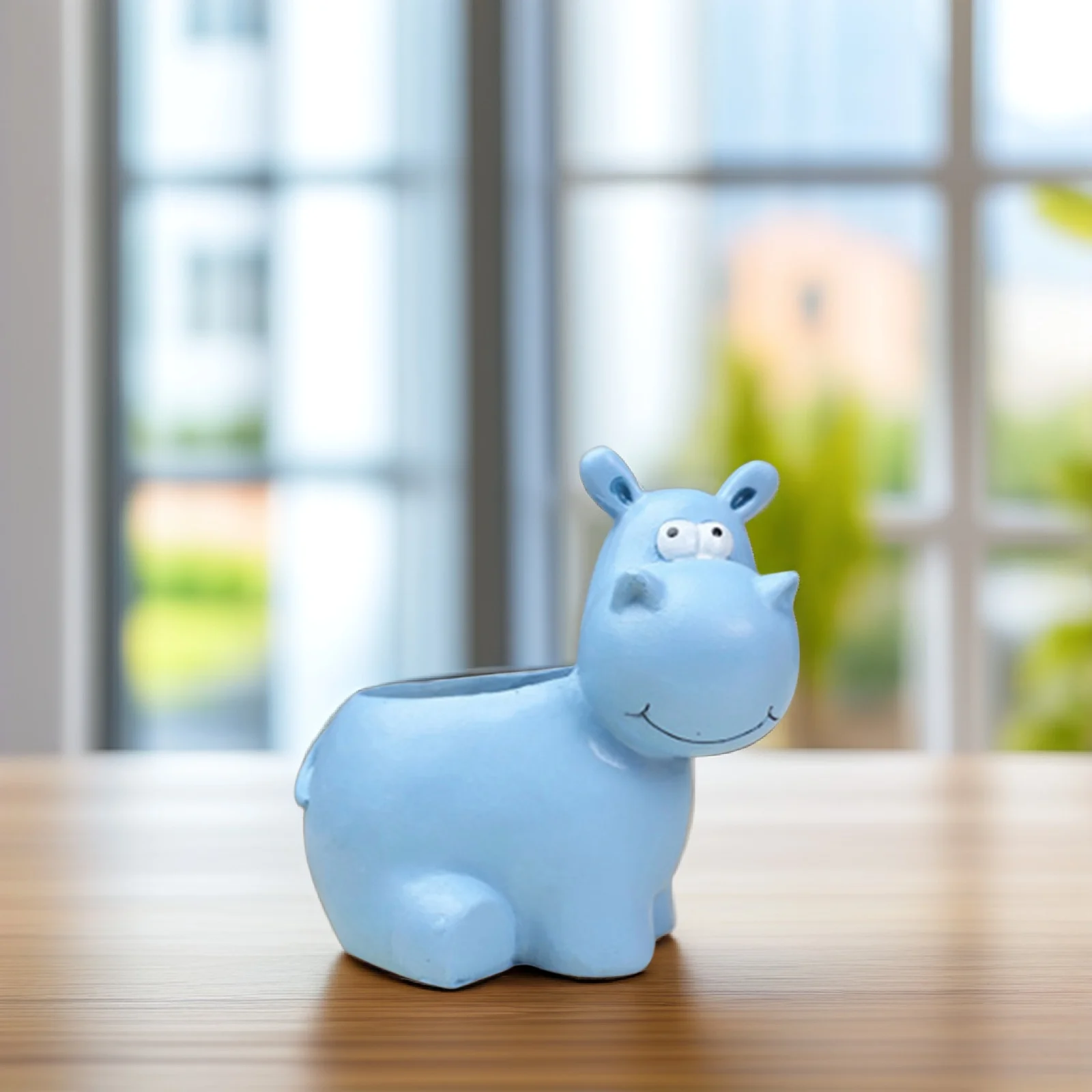 Resin Cartoon Animal Flower Pots Succulent Planter Nursery Pot Home Decoration for Garden Balcony (Hippo)
Resin Cartoon Animal Flower Pots Succulent Planter Nursery Pot Home Decoration for Garden Balcony (Hippo)