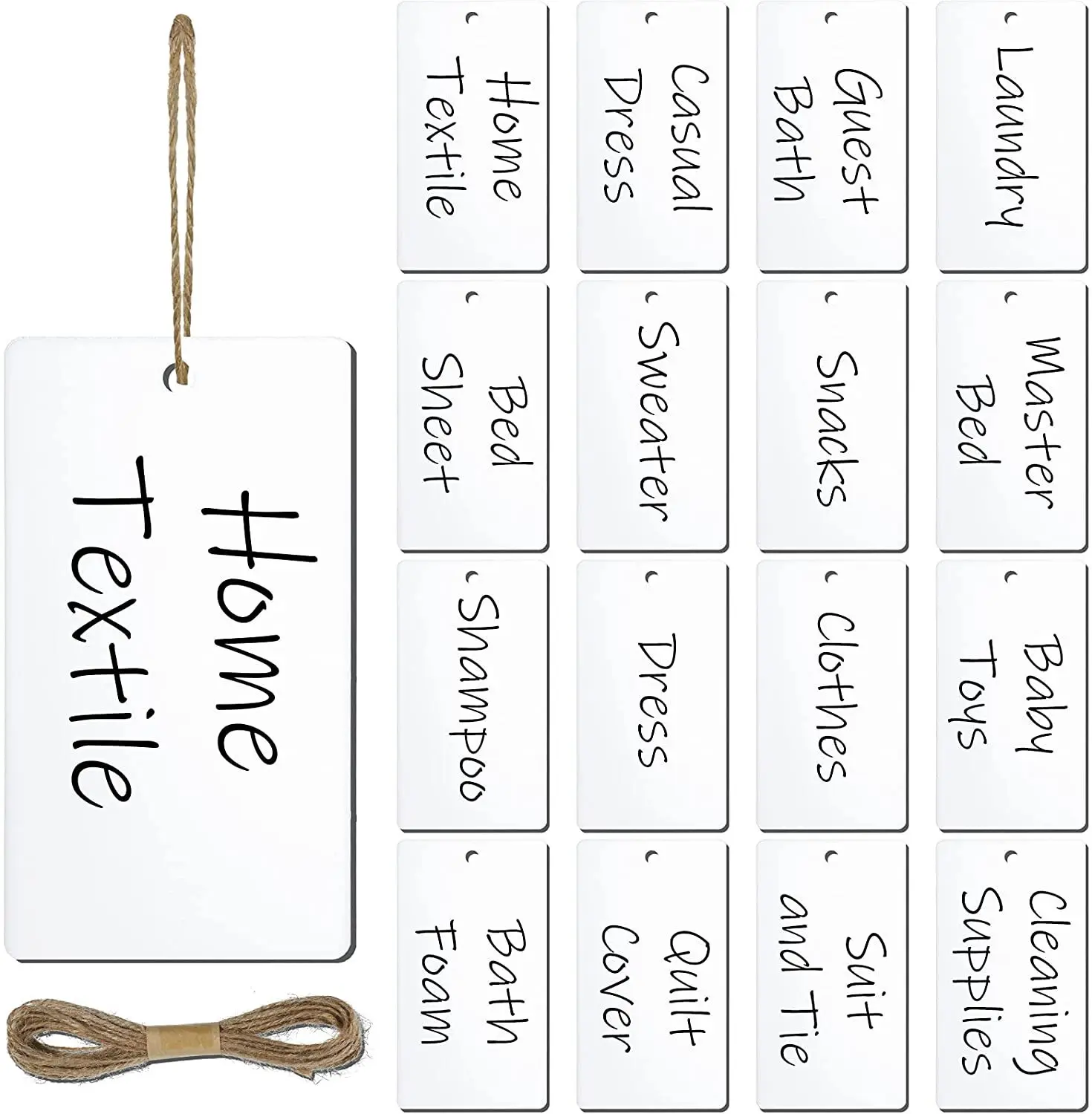 16pcs/set Acrylic Blank Card for Basket Labels DIY Storage Box Hanging Labels Kitchen Pantry Wedding Party Name Sign
16pcs/set Acrylic Blank Card for Basket Labels DIY Storage Box Hanging Labels Kitchen Pantry Wedding Party Name Sign