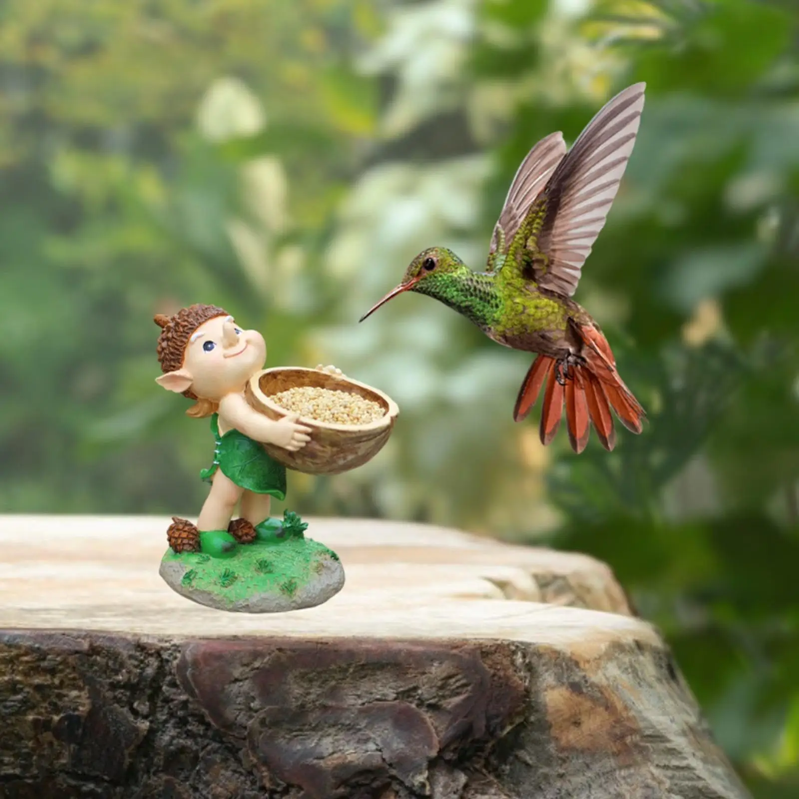 Elf Garden Statue Birdfeeder Bird Feeder Cute Creative Funny Resin Figurine for Outside Farmhouse Ground Courtyard Outdoor
Elf Garden Statue Birdfeeder Bird Feeder Cute Creative Funny Resin Figurine for Outside Farmhouse Ground Courtyard Outdoor