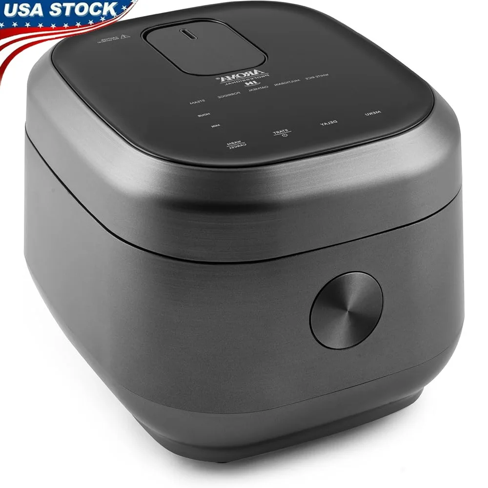 Professional 360° Induction Rice Cooker 3Qt 6-Cups Multi-Cooker Digital Programmable with Delay Timer and Nonstick Pot
Professional 360° Induction Rice Cooker 3Qt 6-Cups Multi-Cooker Digital Programmable with Delay Timer and Nonstick Pot