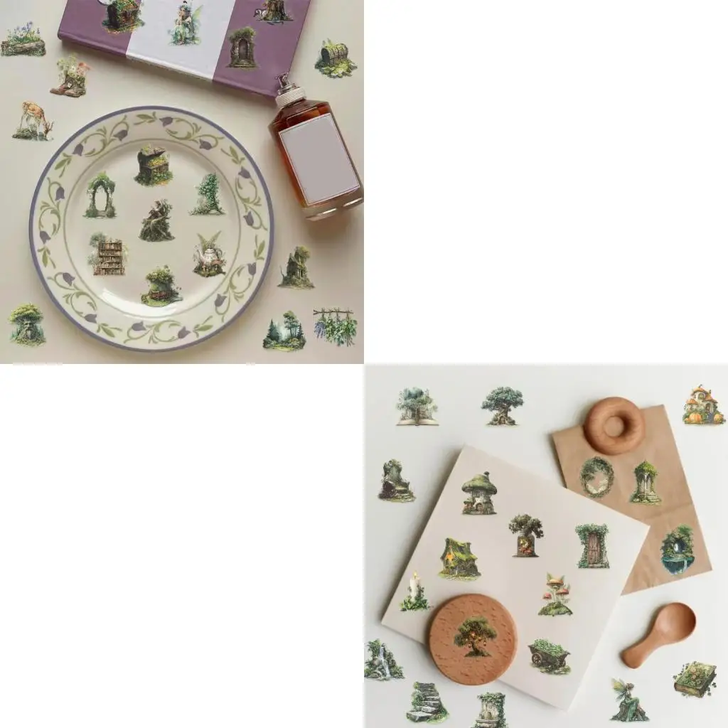 50PCS Reusable Green Forest Nature Stickers Safe PVC for Laptops and Phones
50PCS Reusable Green Forest Nature Stickers Safe PVC for Laptops and Phones