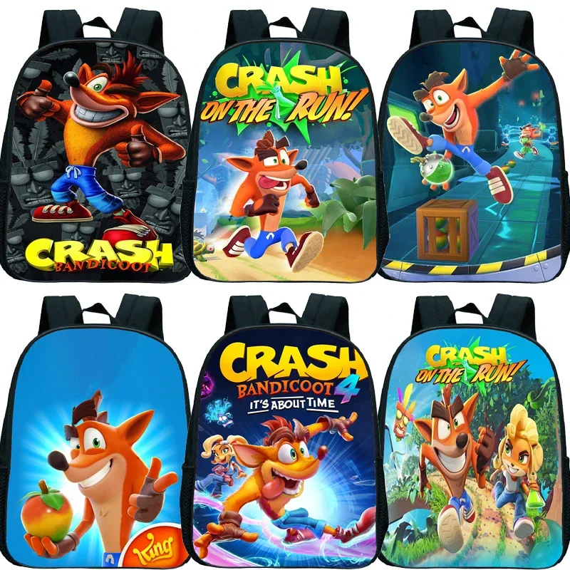 Crash Bandicoot On the Run Kindergarten Backpack Children Kids Anime Rucksack Baby Boys Girls Cartoon Knapsack Toddler Gift
Crash Bandicoot On the Run Kindergarten Backpack Children Kids Anime Rucksack Baby Boys Girls Cartoon Knapsack Toddler Gift