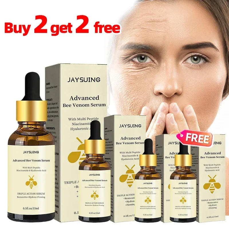 Face Serum Anti Aging Lifting Firming Fade Fine Line Shrink Pores Wrinkles Removal Facial Moisturize Bee Venom Essence Skin Care
Face Serum Anti Aging Lifting Firming Fade Fine Line Shrink Pores Wrinkles Removal Facial Moisturize Bee Venom Essence Skin Care