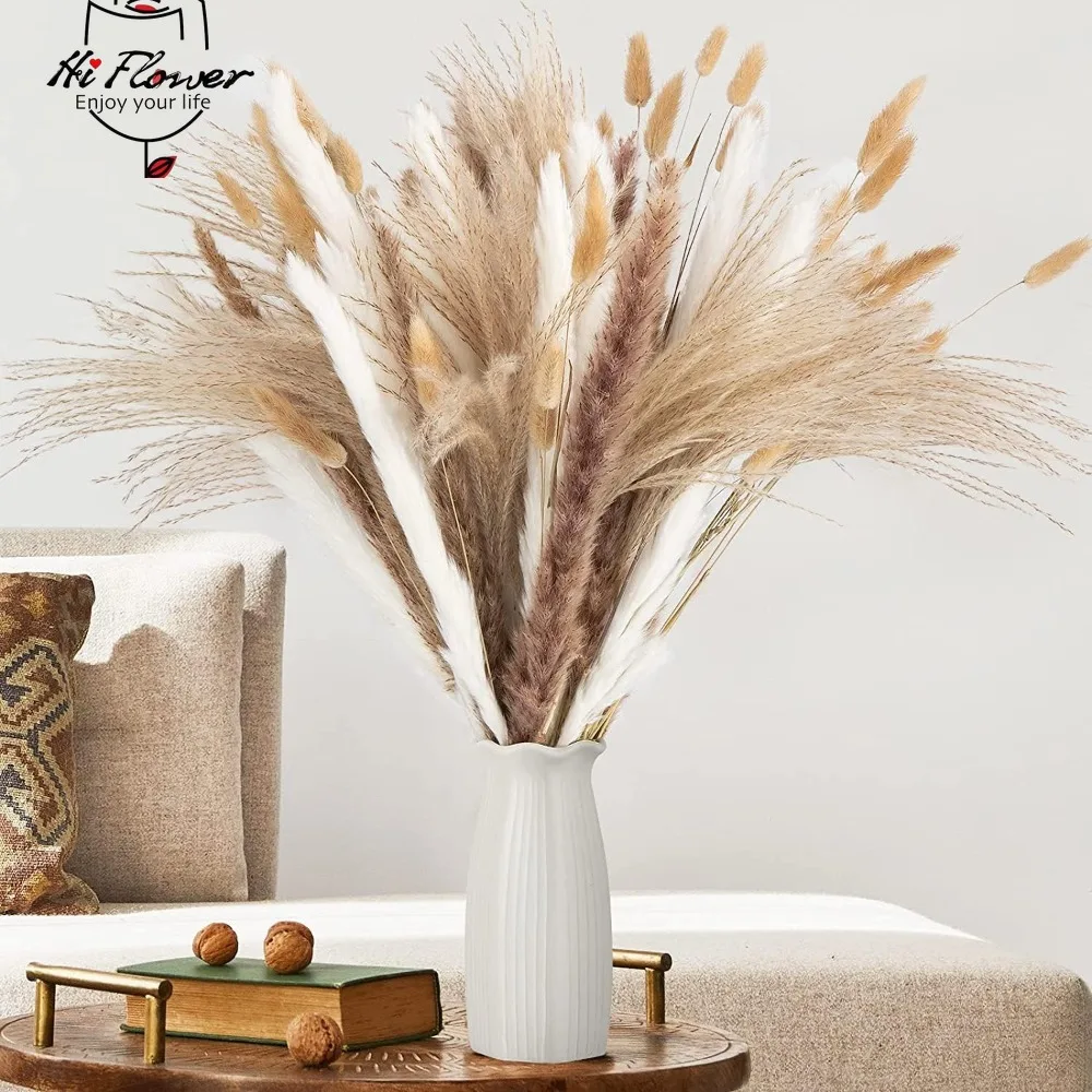 90-120pcs Pampas Grass Natural Real Dried Flowers Bouquets Home Decoration Arranged Bohemian Wedding Modern Interior Room Decor
90-120pcs Pampas Grass Natural Real Dried Flowers Bouquets Home Decoration Arranged Bohemian Wedding Modern Interior Room Decor