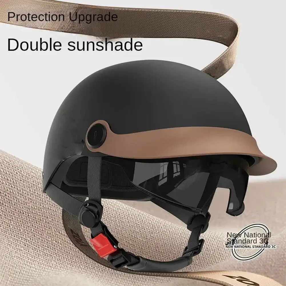 Lightweight ABS Safety Helmet With Double Sunshade Removable Breathable Lining UV Blocking For Bicycle Motorcycle Scooter S2S9
Lightweight ABS Safety Helmet With Double Sunshade Removable Breathable Lining UV Blocking For Bicycle Motorcycle Scooter S2S9