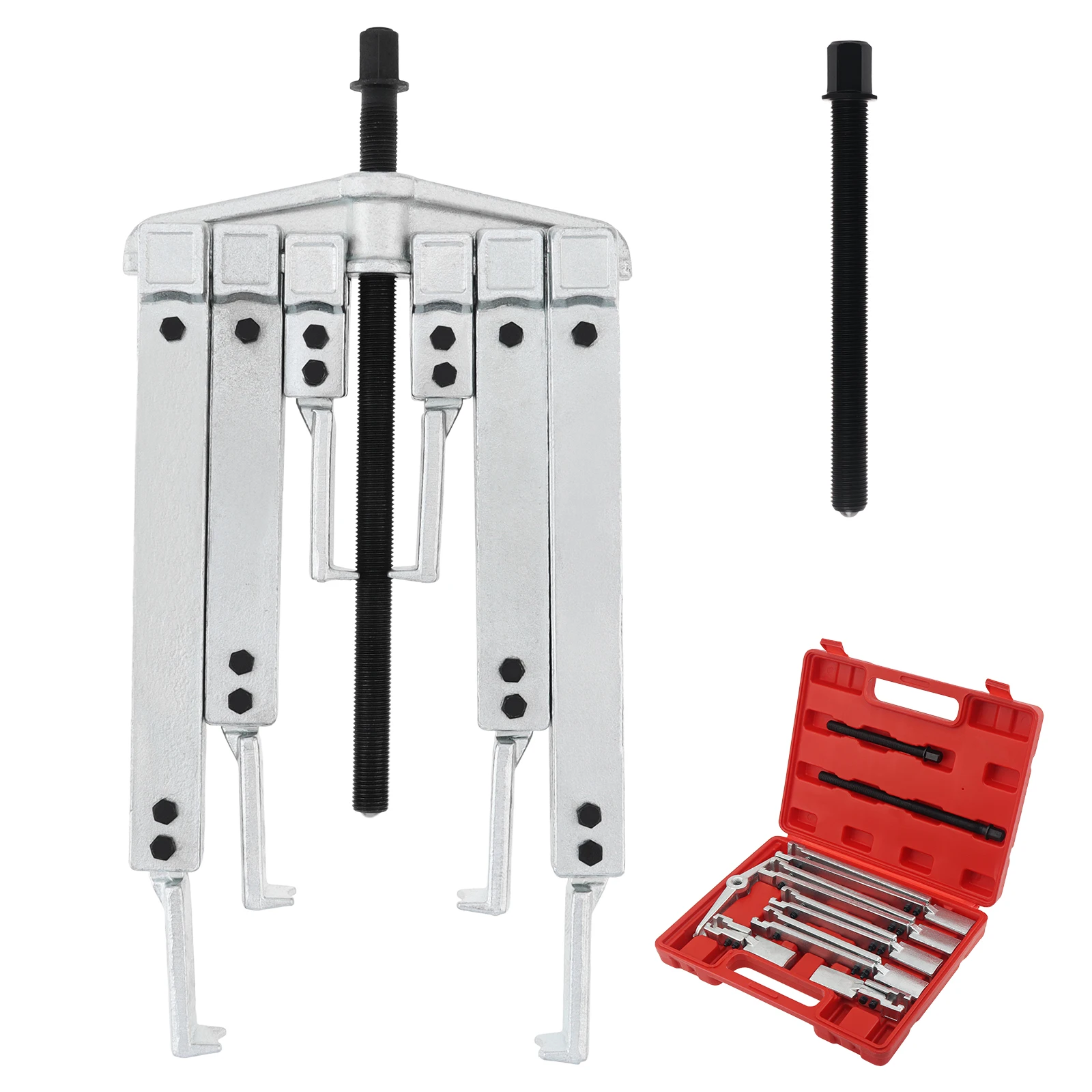 Gear Puller Set 3 in1 Heavy Duty Bearing/Pulley Puller Kit Lengthening Styles Gear Puller Tool for Removal Bearing
Gear Puller Set 3 in1 Heavy Duty Bearing/Pulley Puller Kit Lengthening Styles Gear Puller Tool for Removal Bearing