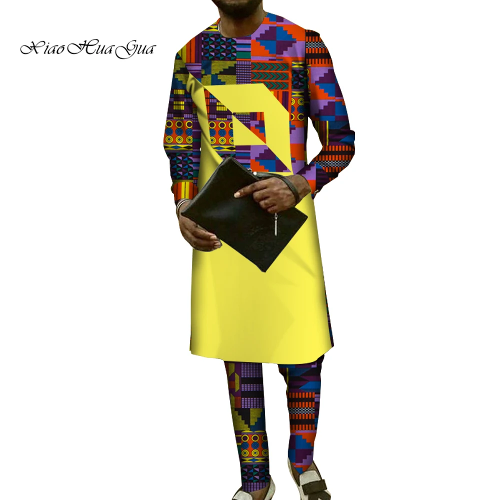 2 Piece Set Men African Print Clothing Dashiki and Pants for Men Long Shirts with Trousers Plus Size African Men Suits WYN785
2 Piece Set Men African Print Clothing Dashiki and Pants for Men Long Shirts with Trousers Plus Size African Men Suits WYN785