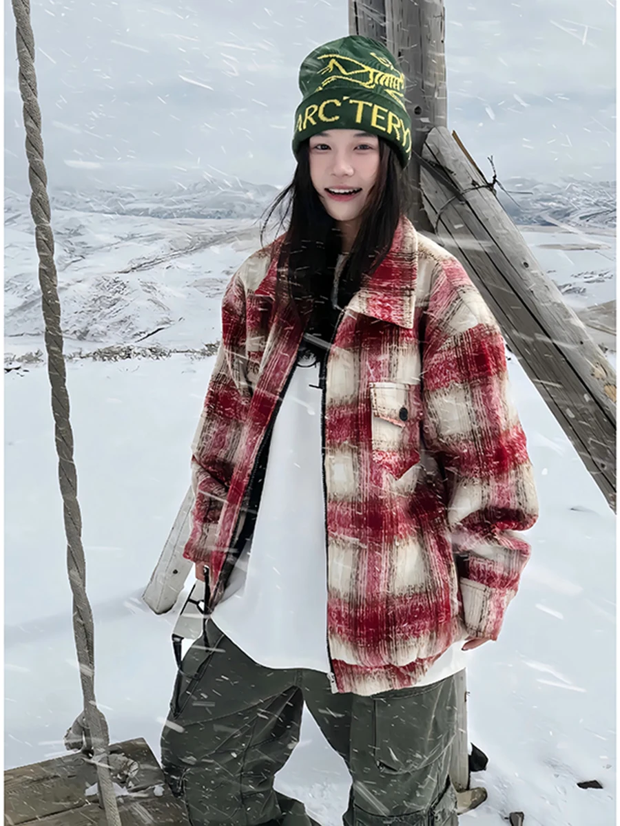 Red Plaid Woolen Men's Jaet Winter American Sle Splicing Coat High-End Feel Collar Tweed Outerwear Youthful Vitali Sle
Red Plaid Woolen Men's Jaet Winter American Sle Splicing Coat High-End Feel Collar Tweed Outerwear Youthful Vitali Sle