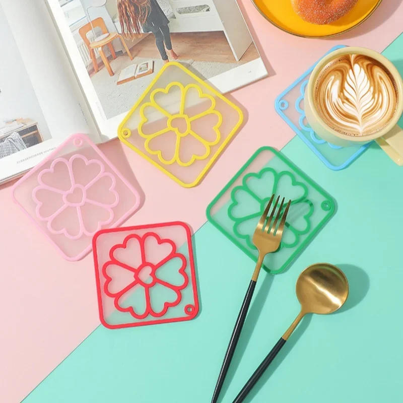 Lucky Grass PVC Coasters Household Table Mats High Temperature Resistant Waterproof Non-slip Mat Simple Easy To Store Cups
Lucky Grass PVC Coasters Household Table Mats High Temperature Resistant Waterproof Non-slip Mat Simple Easy To Store Cups