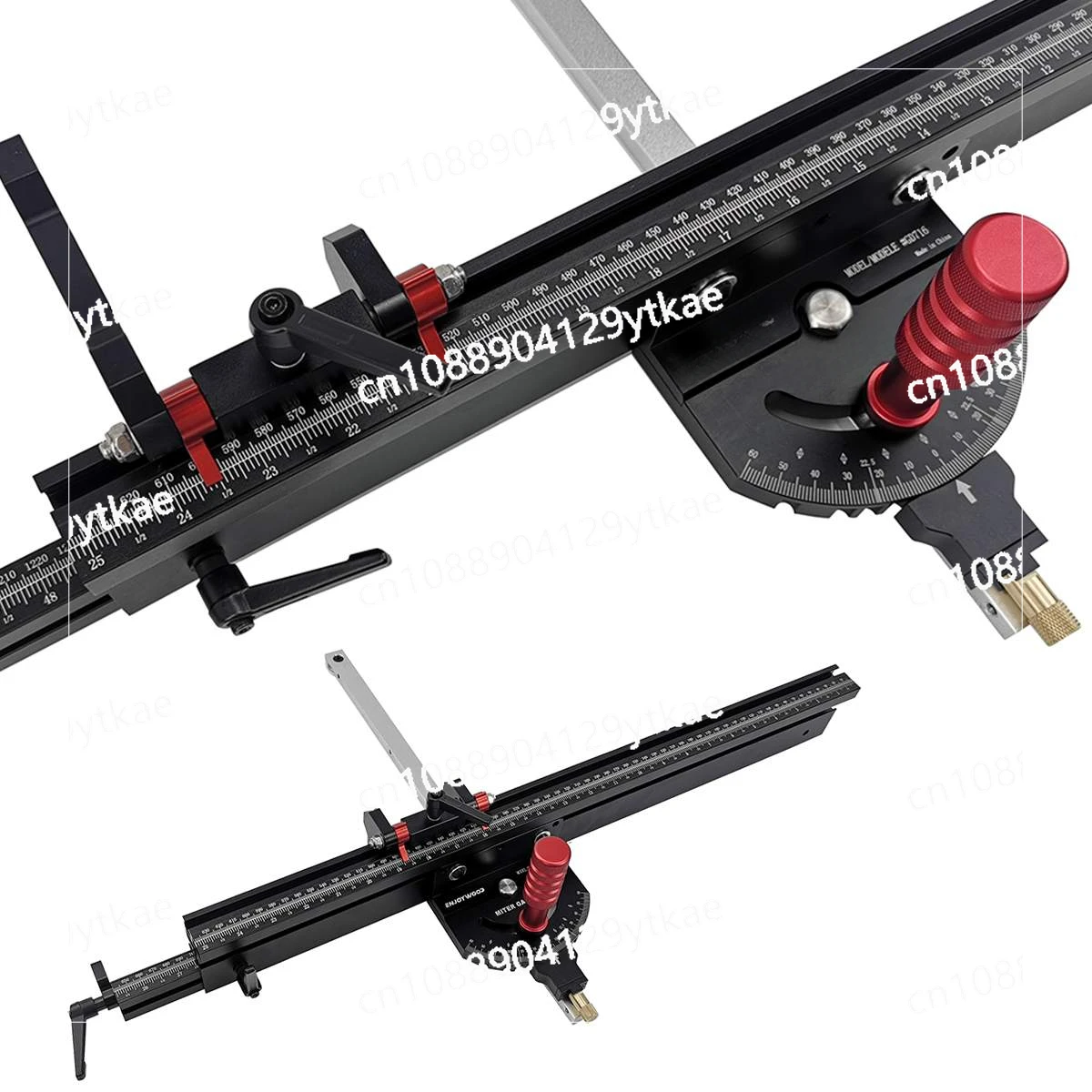 Carpenter 0-60 degree angle diagonal joint gauge 600-1200mm table saw extension fence router table precision angle setting
Carpenter 0-60 degree angle diagonal joint gauge 600-1200mm table saw extension fence router table precision angle setting