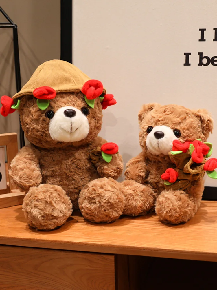 Detachable Handheld Bouquet Rose Bear Plush Toy Cute Love Bear Toy Valentine's Day Gift Holiday Decoration
Detachable Handheld Bouquet Rose Bear Plush Toy Cute Love Bear Toy Valentine's Day Gift Holiday Decoration