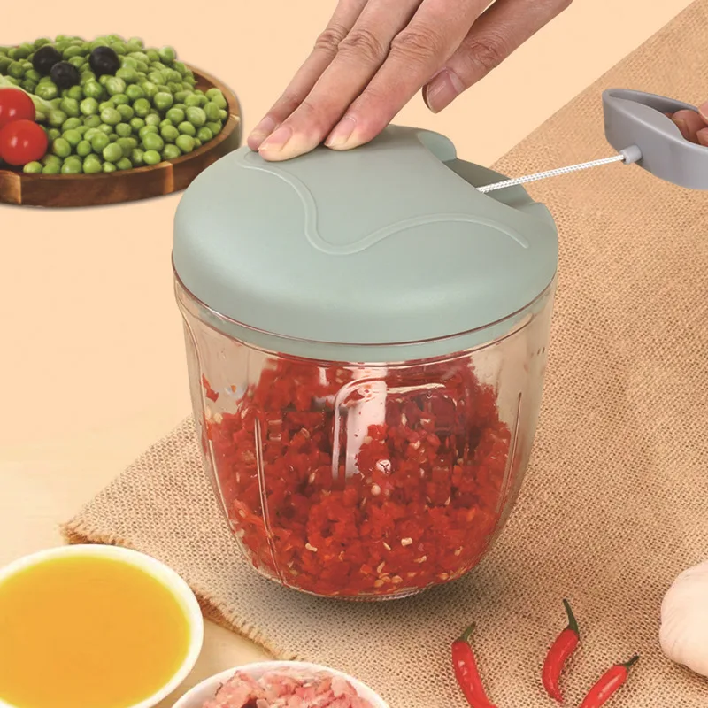 500/900ML Manual Garlic Chopper Meat Mincer Kitchen Accessories Vegetable Onion Cutter Meat Grinder Garlic Crusher
500/900ML Manual Garlic Chopper Meat Mincer Kitchen Accessories Vegetable Onion Cutter Meat Grinder Garlic Crusher