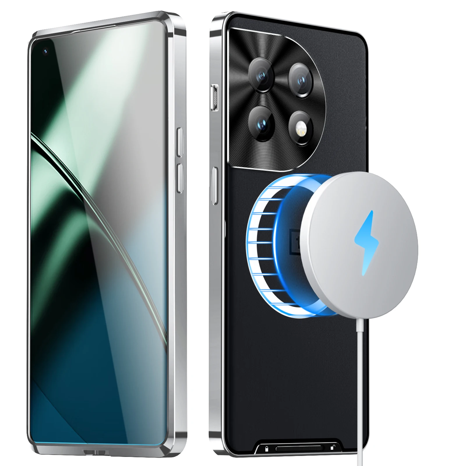 Magnetic Case Metal Frame Phone Case For Oneplus 11 1+11 Wireless Charging Matte Metal For One Plus 11 Oneplus11 CASE Cover Capa
Magnetic Case Metal Frame Phone Case For Oneplus 11 1+11 Wireless Charging Matte Metal For One Plus 11 Oneplus11 CASE Cover Capa
