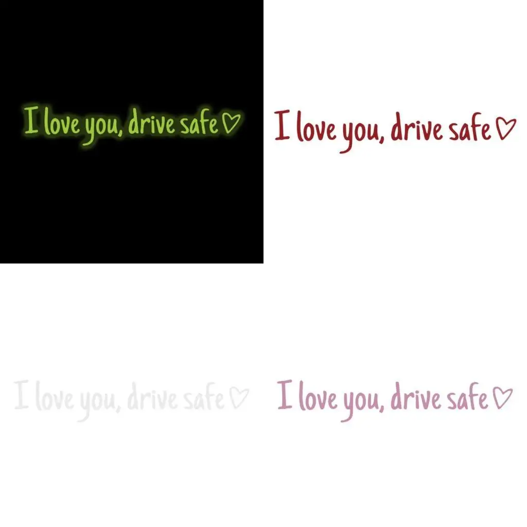 652F Funny I Love You Drive Safe Car Sticker Decal For Girls Women Rear View Mirror Window Windshield Bumpers Safety Reminder
652F Funny I Love You Drive Safe Car Sticker Decal For Girls Women Rear View Mirror Window Windshield Bumpers Safety Reminder